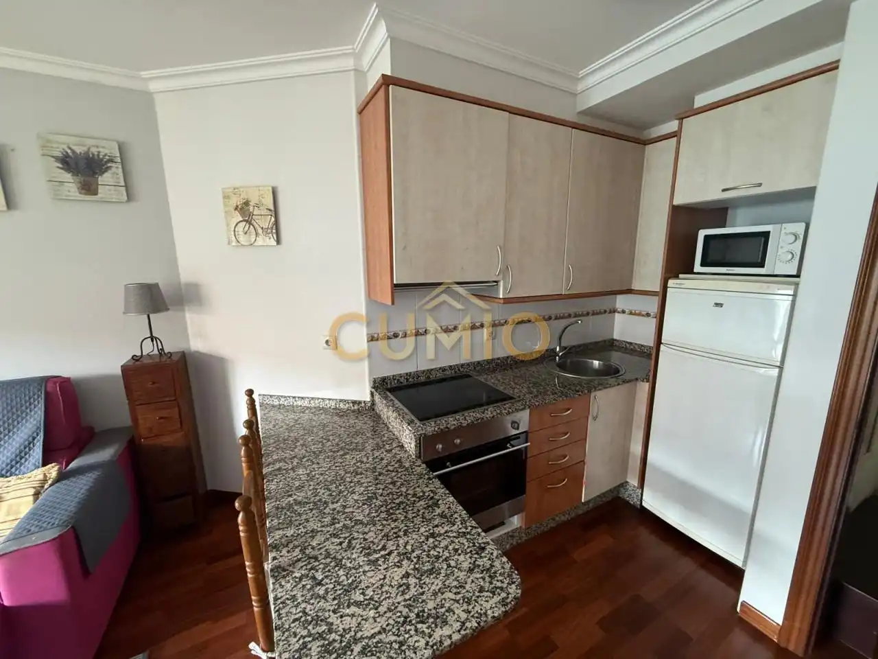Cuina de Pis de lloguer en Gondomar amb Calefacció, Parquet i Moblat