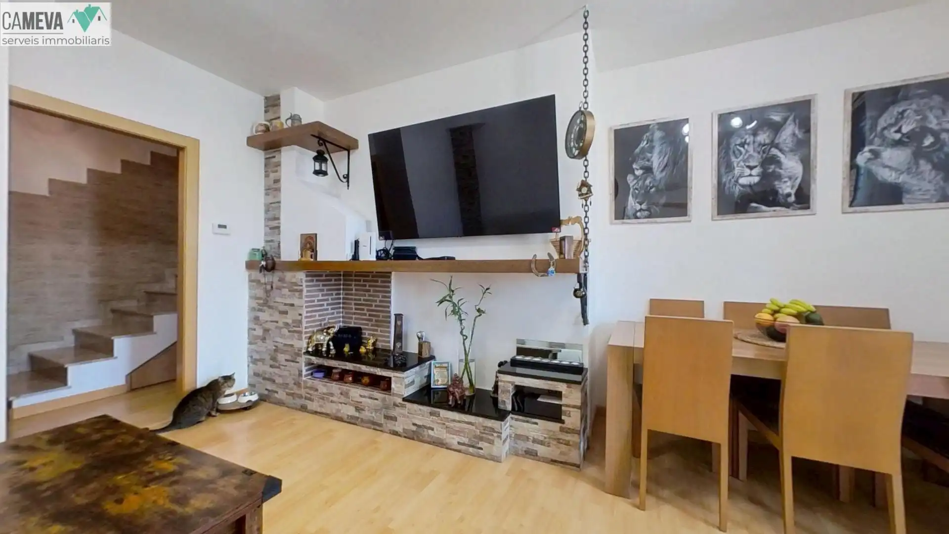 Sala d'estar de Dúplex en venda en Sabadell amb Calefacció, Parquet i Terrassa