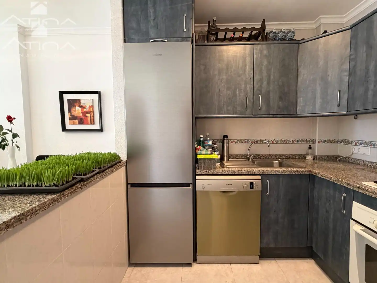 Cuina de Apartament en venda en Benitachell / El Poble Nou de Benitatxell amb Aire condicionat, Jardí privat i Terrassa