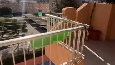 Terrasse von Wohnung zur Miete in La Manga del Mar Menor mit Möbliert