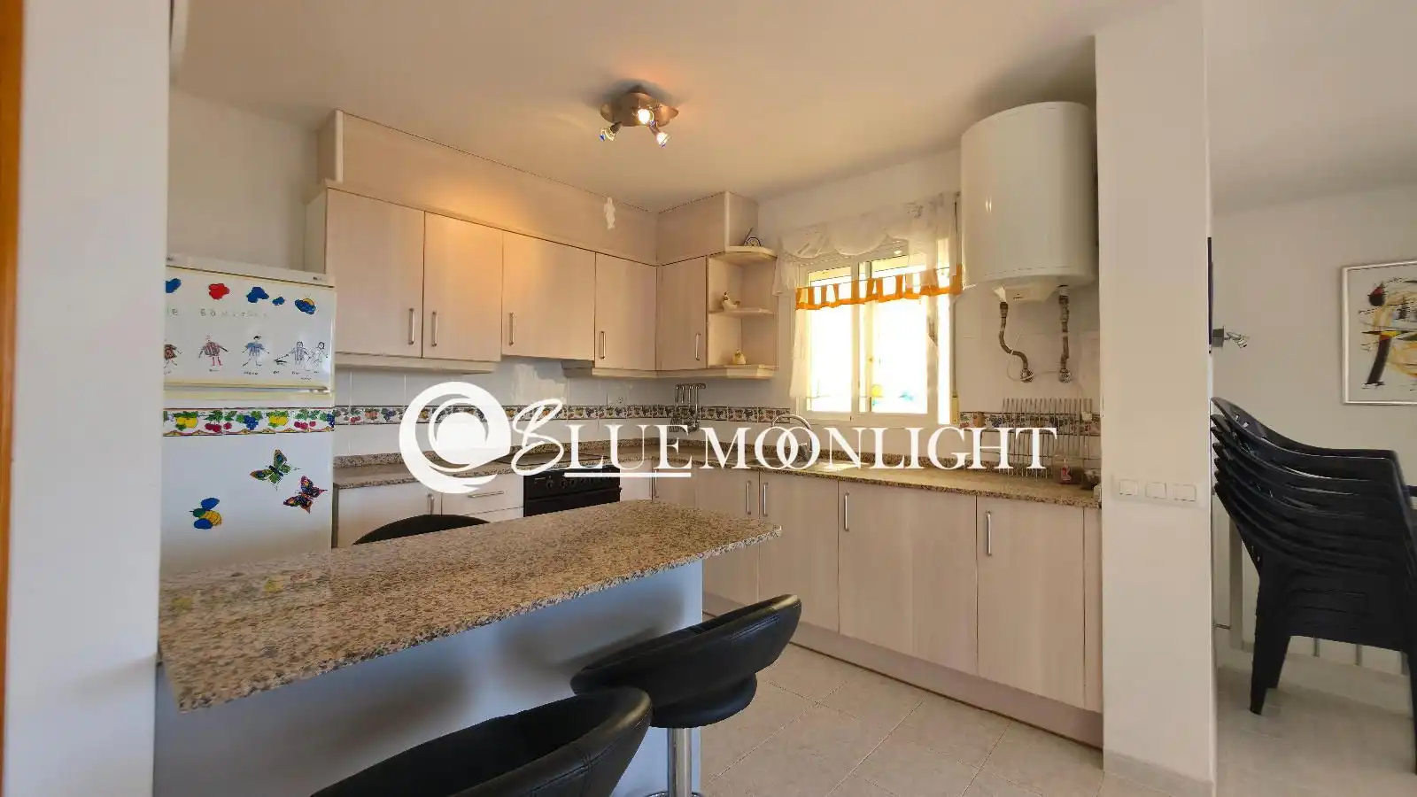 Cocina de Dúplex en venta en Peñíscola / Peníscola con Aire acondicionado, Calefacción y Jardín privado