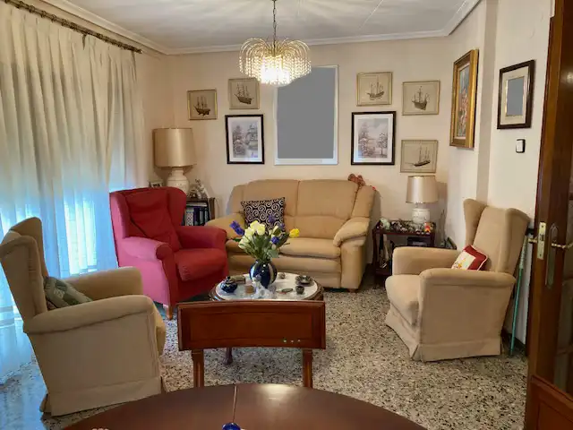 Sala de estar de Piso en venta en Monzón con Amueblado