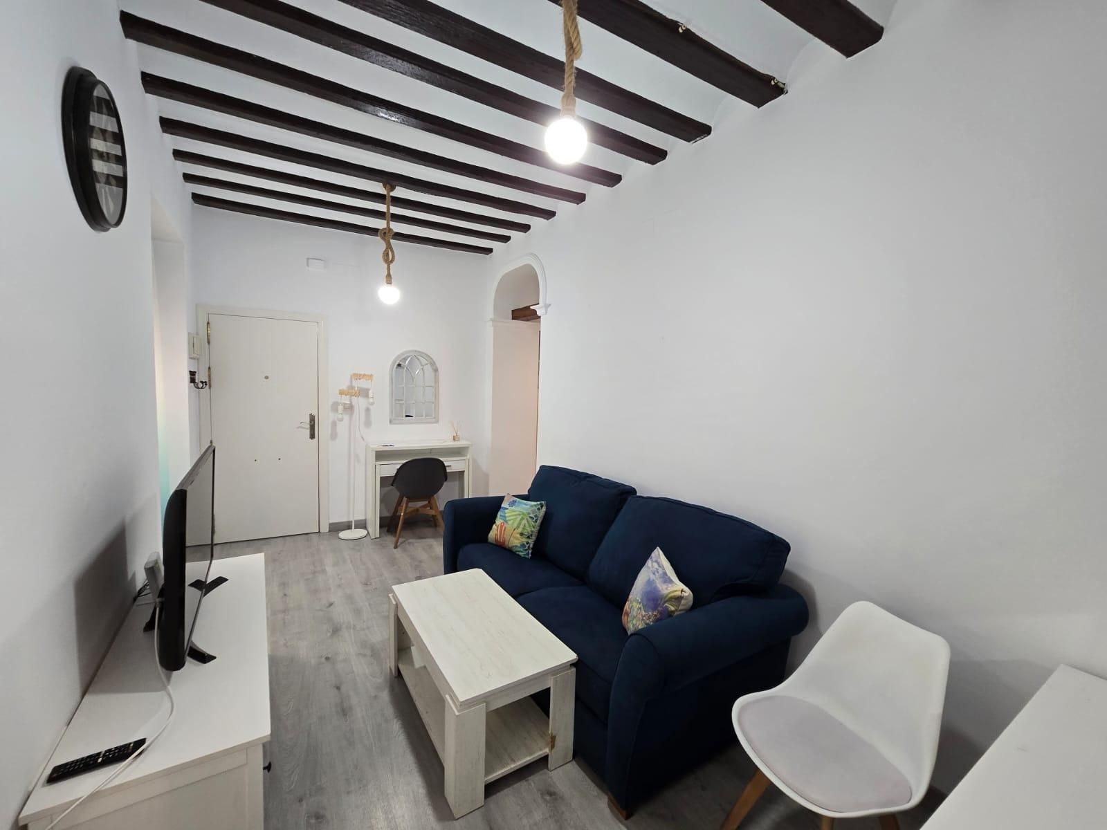 Living room of Flat for sale in  Cádiz Capital  with Balcony