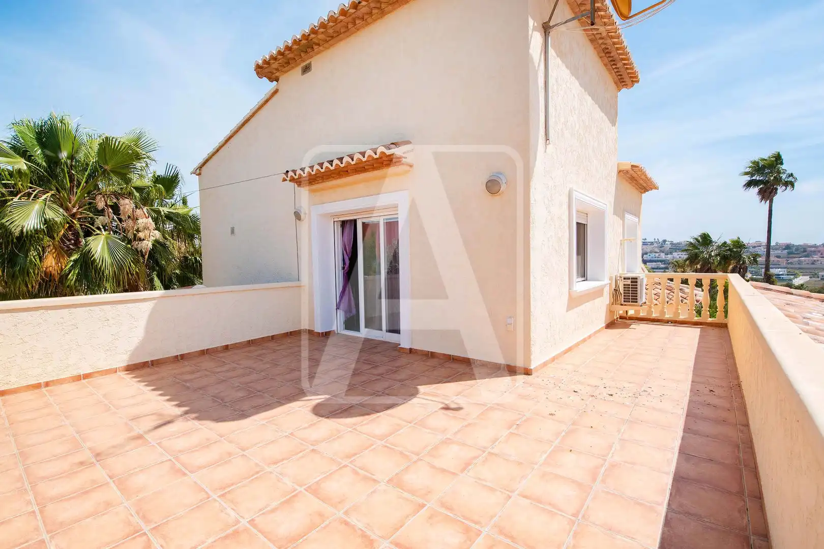 Terrace of Houses for sale in Calpe / Calp  with Air Conditioner, Private garden and Terrace