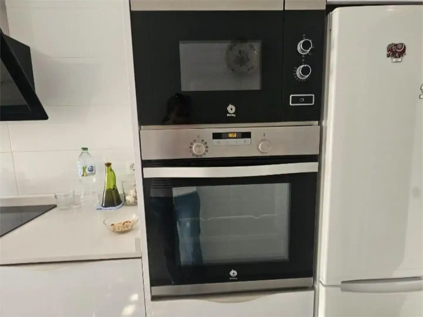 Küche von Wohnung zum Verkauf in Málaga Capital mit Klimaanlage und Balkon