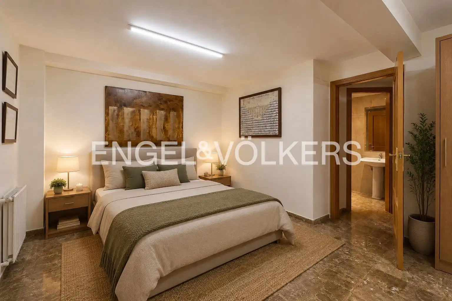 Schlafzimmer von Maisonette zur Miete in Valencia mit Klimaanlage, Heizung und Möbliert