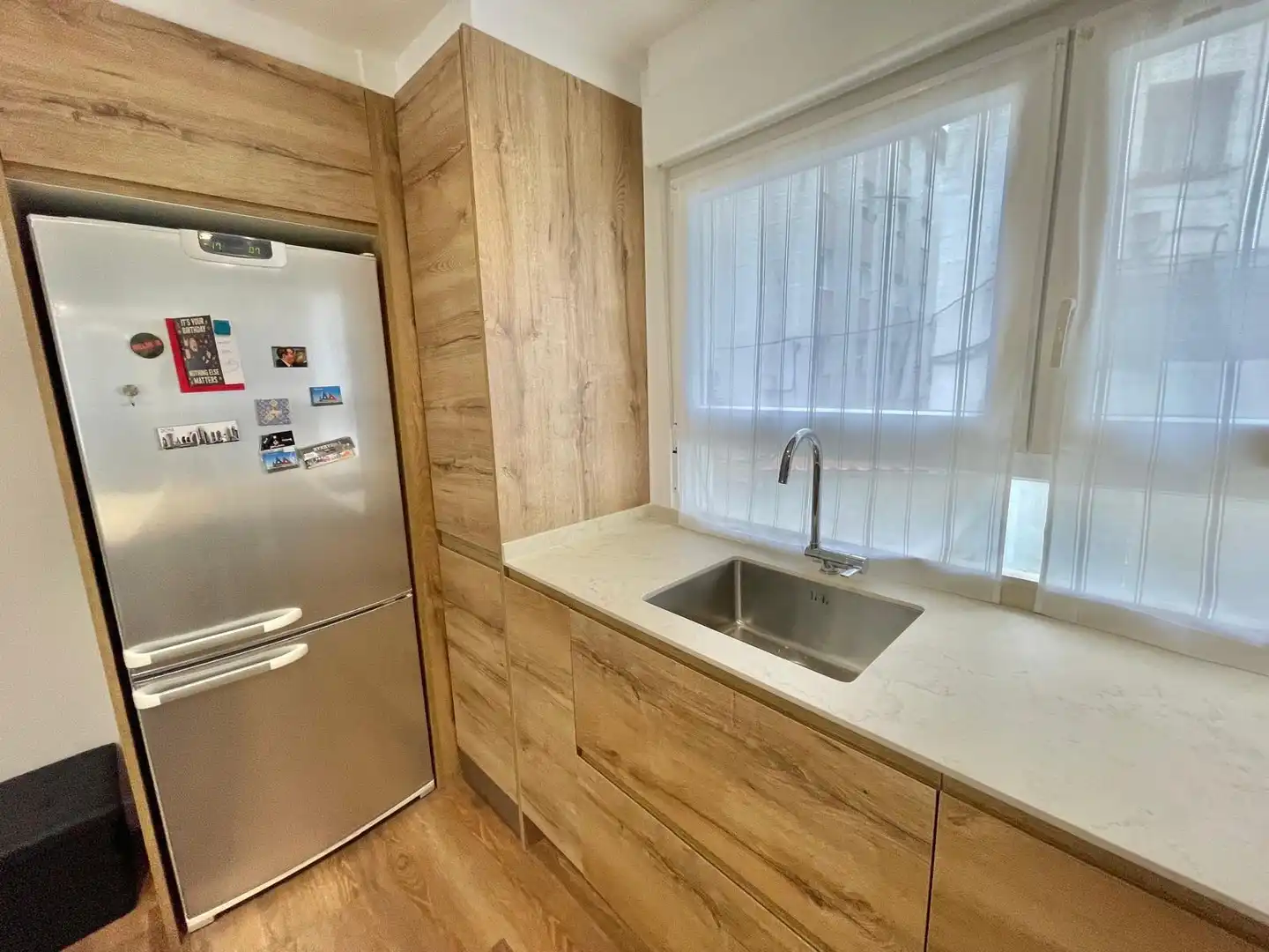 Kitchen of Flat for sale in Santurtzi   with Heating and Furnished