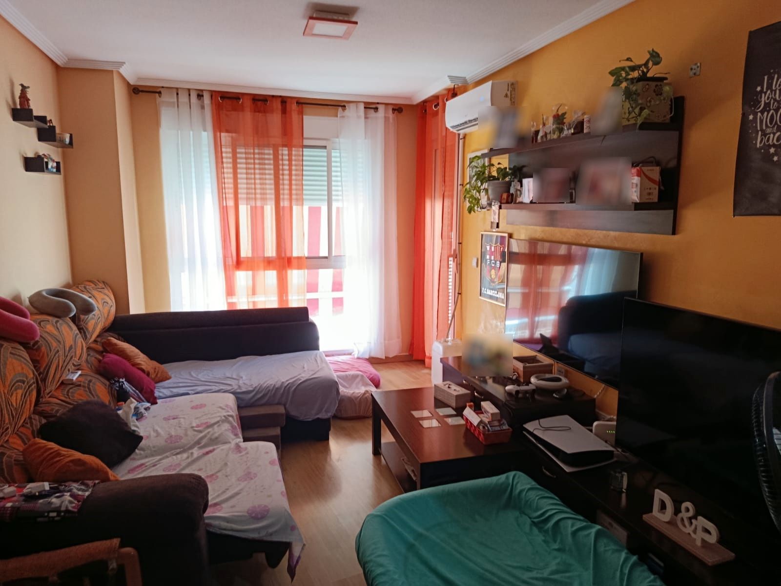 Living room of Flat for sale in  Murcia Capital  with Air Conditioner, Heating and Storage room