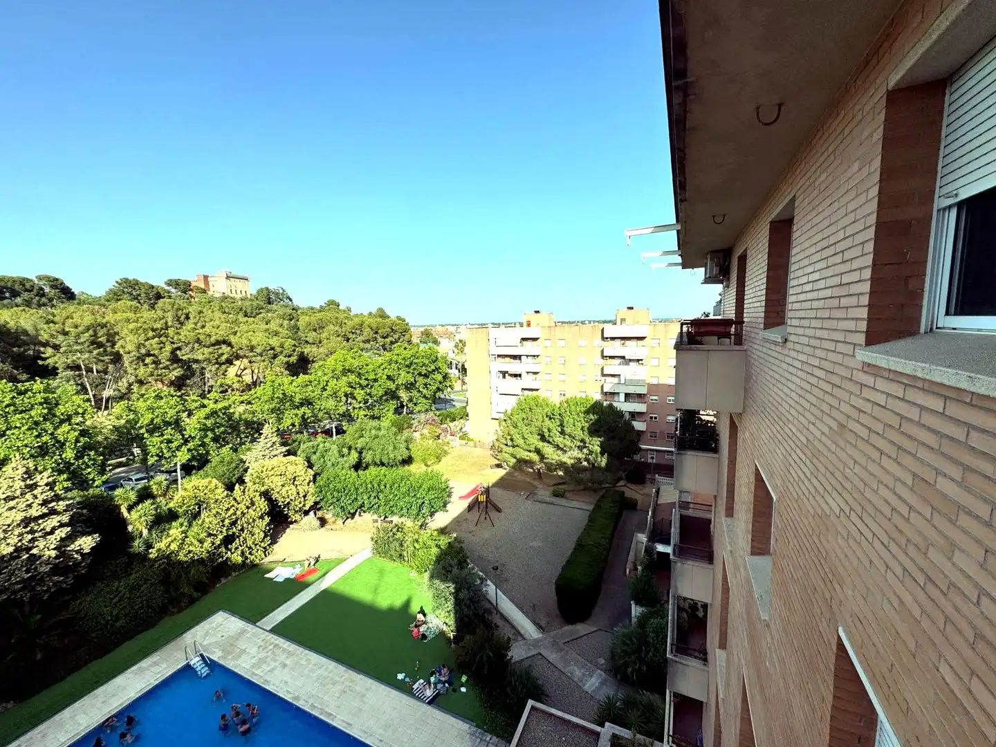 Garten von Dachboden zum Verkauf in Castelldefels mit Klimaanlage, Heizung und Parkett