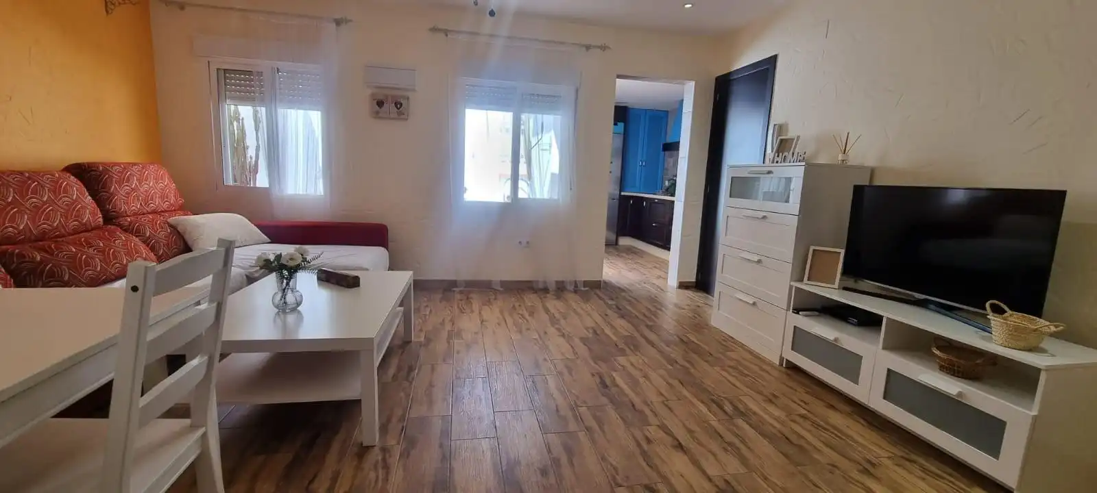 Sala de estar de Piso en venta en Elche / Elx con Amueblado y Balcón