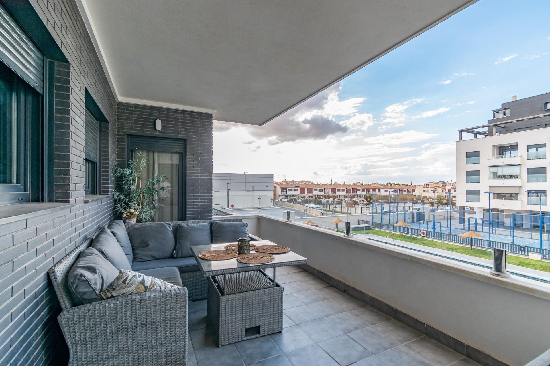 Terrace of Flat for sale in Armilla  with Heating, Terrace and Storage room