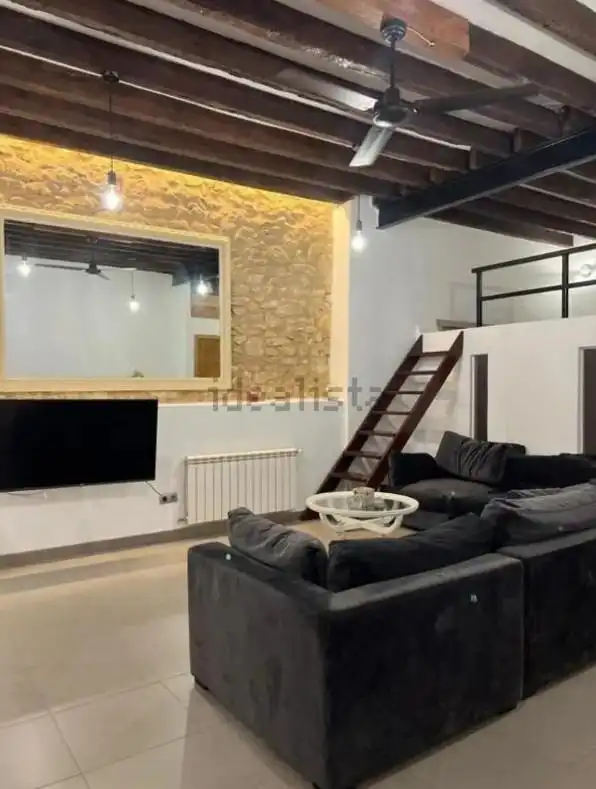 Sala d'estar de Planta baixa de lloguer en Alicante / Alacant amb Aire condicionat, Calefacció i Moblat