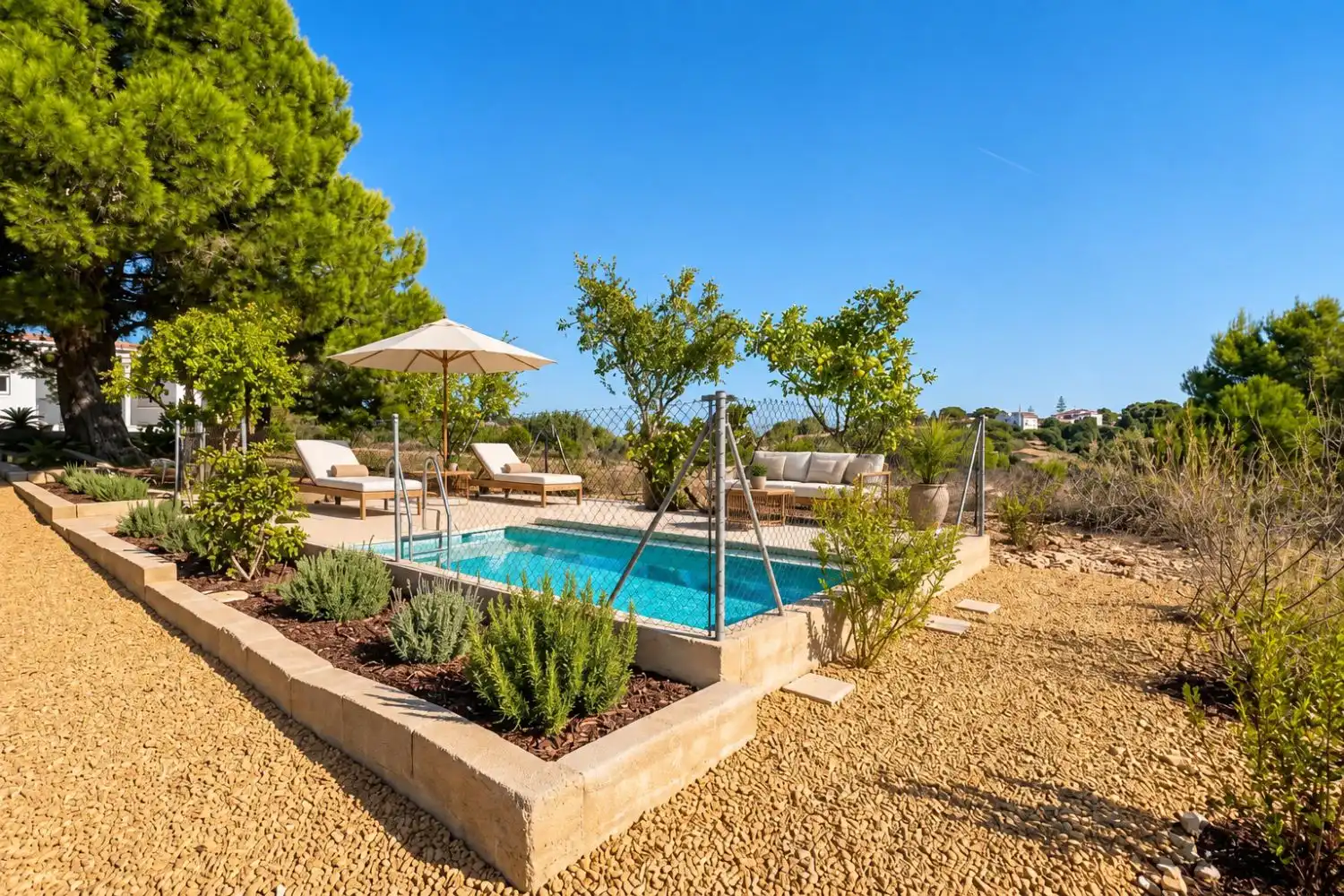 Piscina de Finca rústica en venda en Montserrat, Valencia