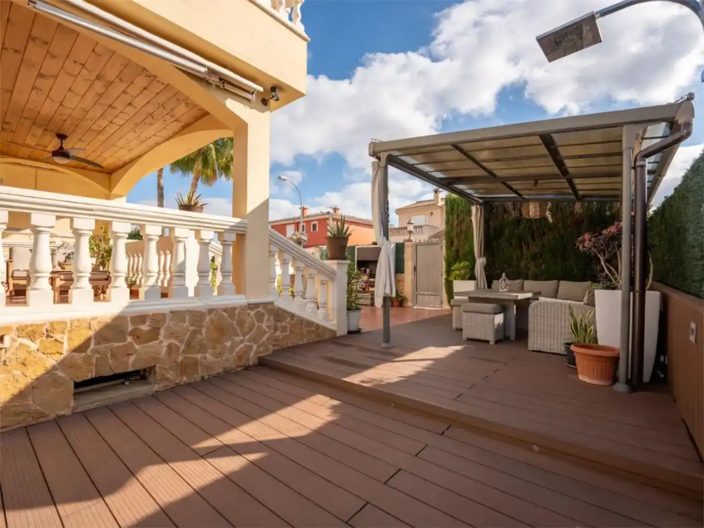 Terrassa de Casa o xalet en venda en Marratxí amb Aire condicionat, Piscina i Balcó