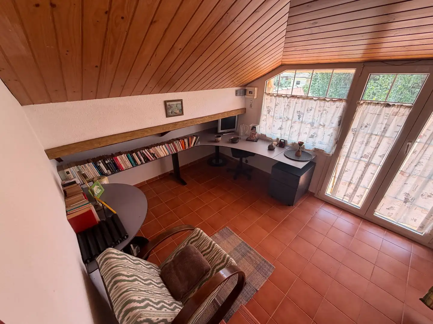 Sala d'estar de Casa o xalet en venda en Esparreguera amb Aire condicionat, Calefacció i Jardí privat