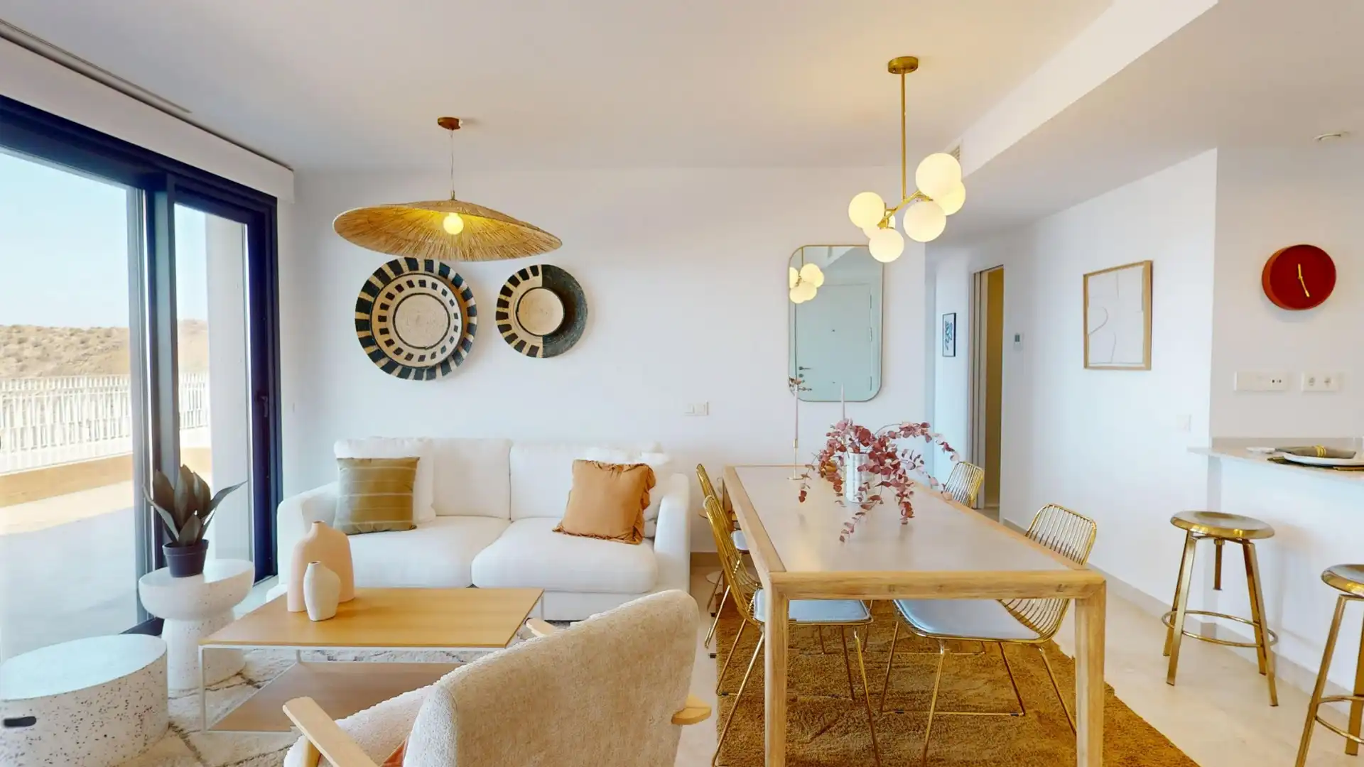Wohnzimmer von Dachboden zum Verkauf in Águilas mit Klimaanlage, Terrasse und Abstellraum