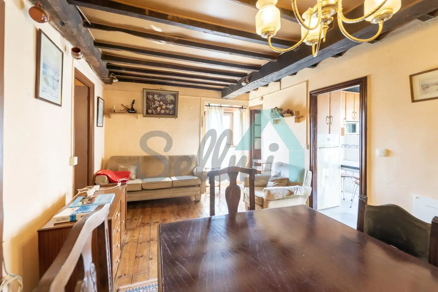 Cuina de Casa o xalet en venda en Cudillero amb Jardí privat, Parquet i Terrassa
