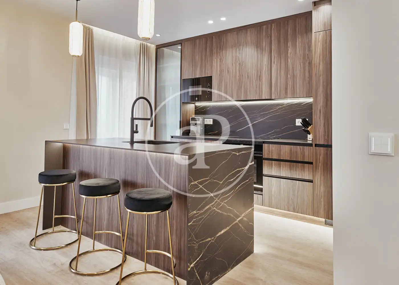 Kitchen of Flat for sale in Madrid  with Air Conditioner, Heating and Furnished