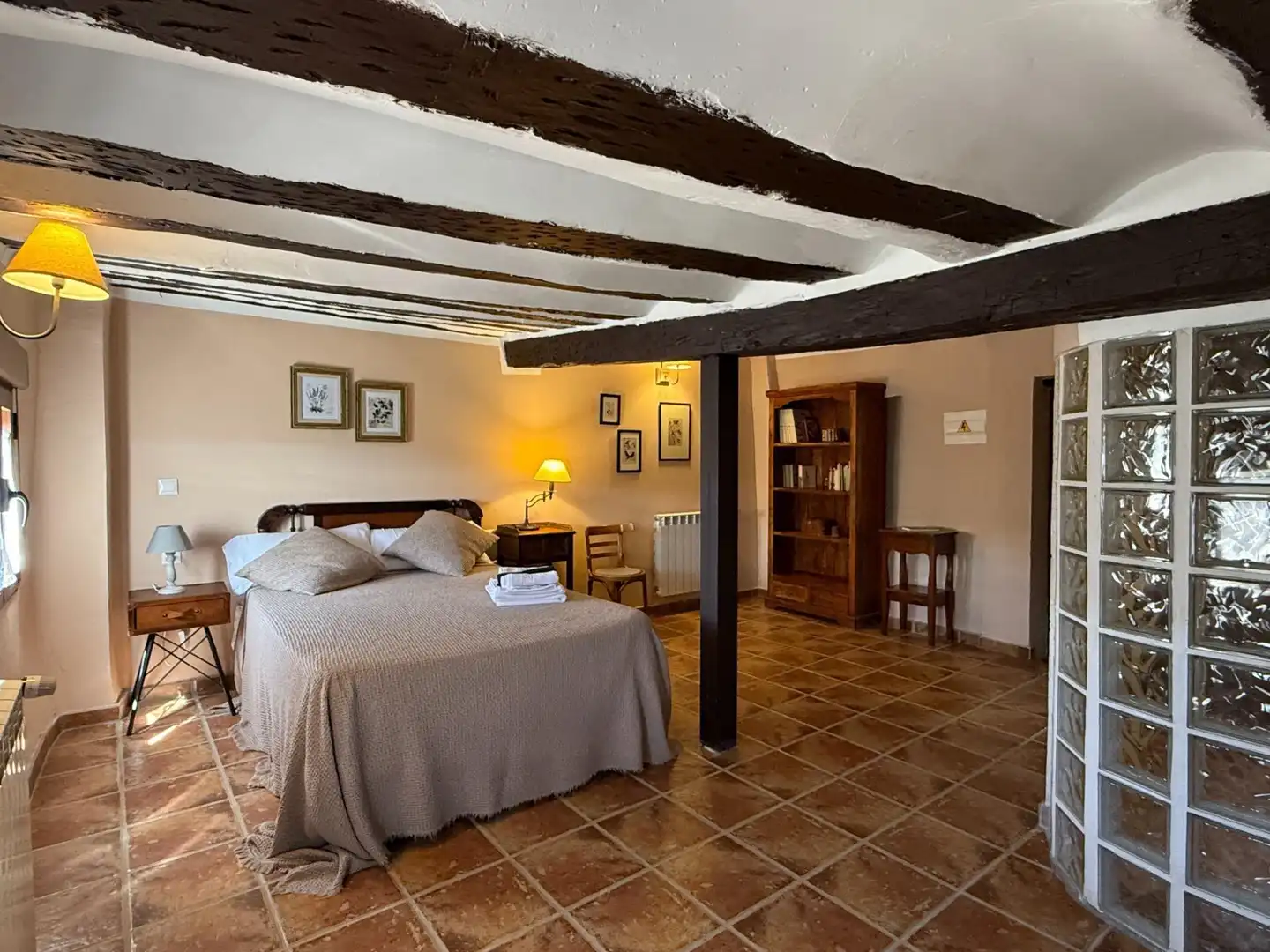 Habitación de Finca rústica en venta en Auñón con Terraza, Amueblado y Balcón