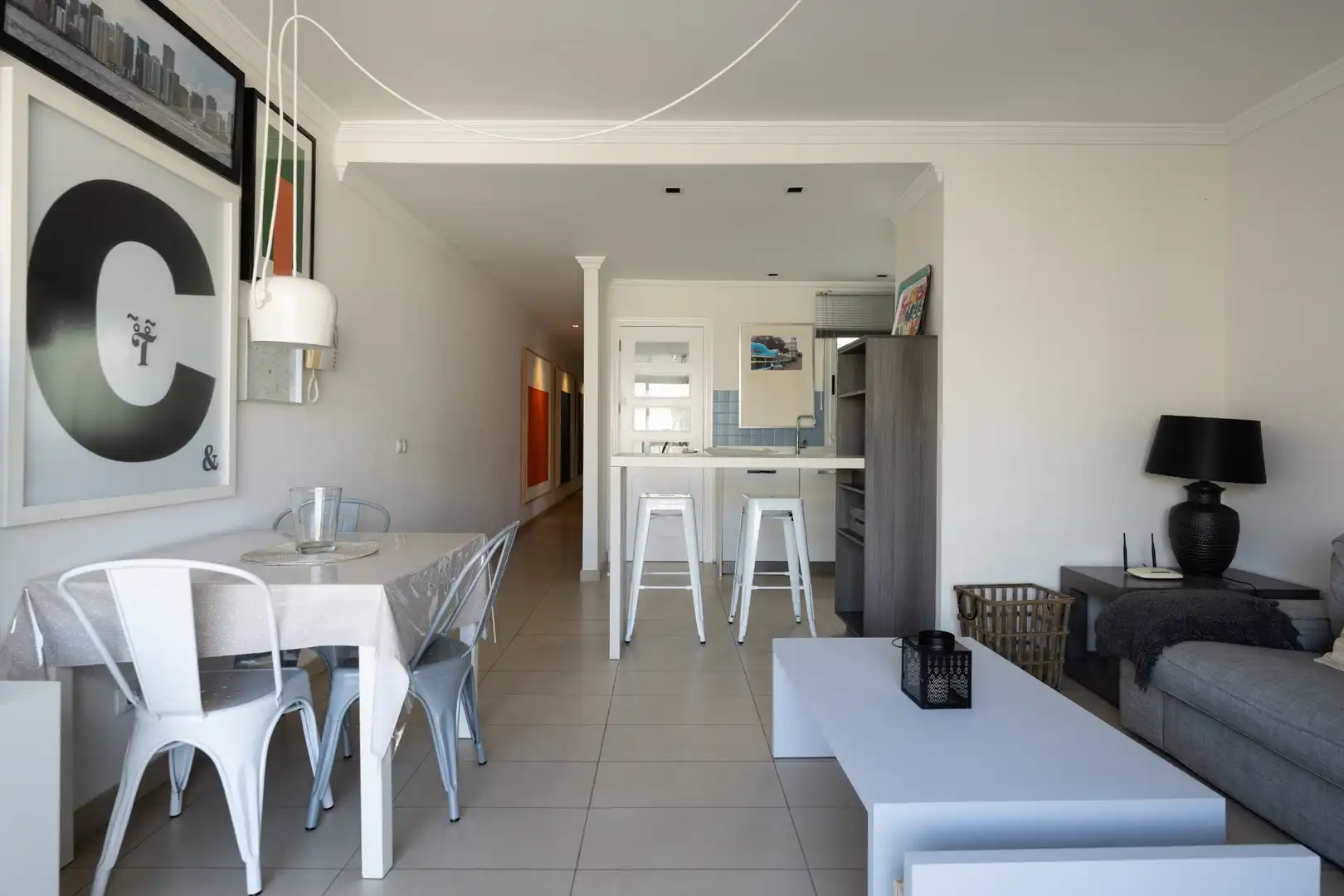 Esszimmer von Wohnung zur Miete in Telde mit Klimaanlage, Terrasse und Möbliert