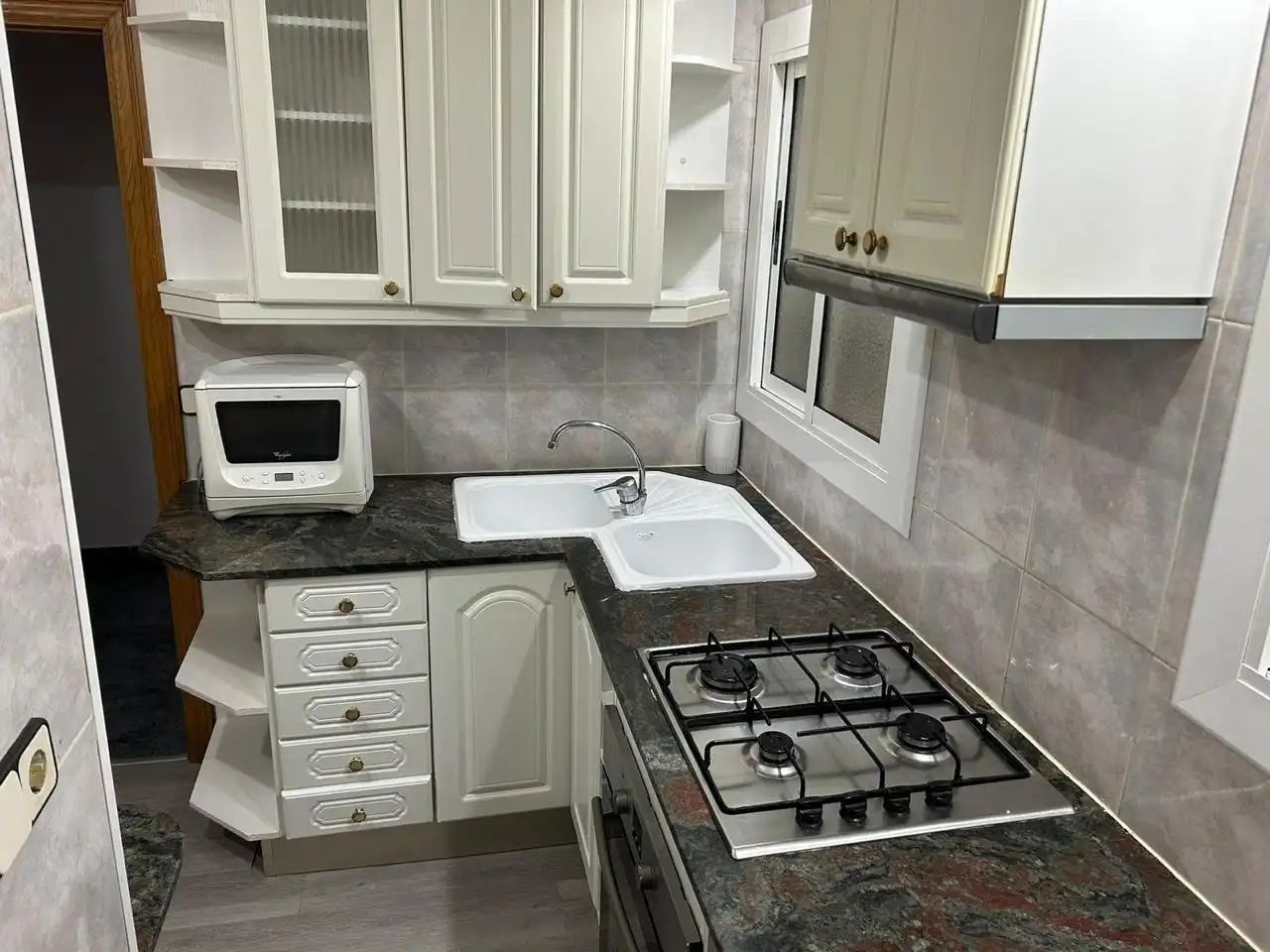 Küche von Wohnung zum Verkauf in Santa Perpètua de Mogoda mit Heizung, Möbliert und Balkon