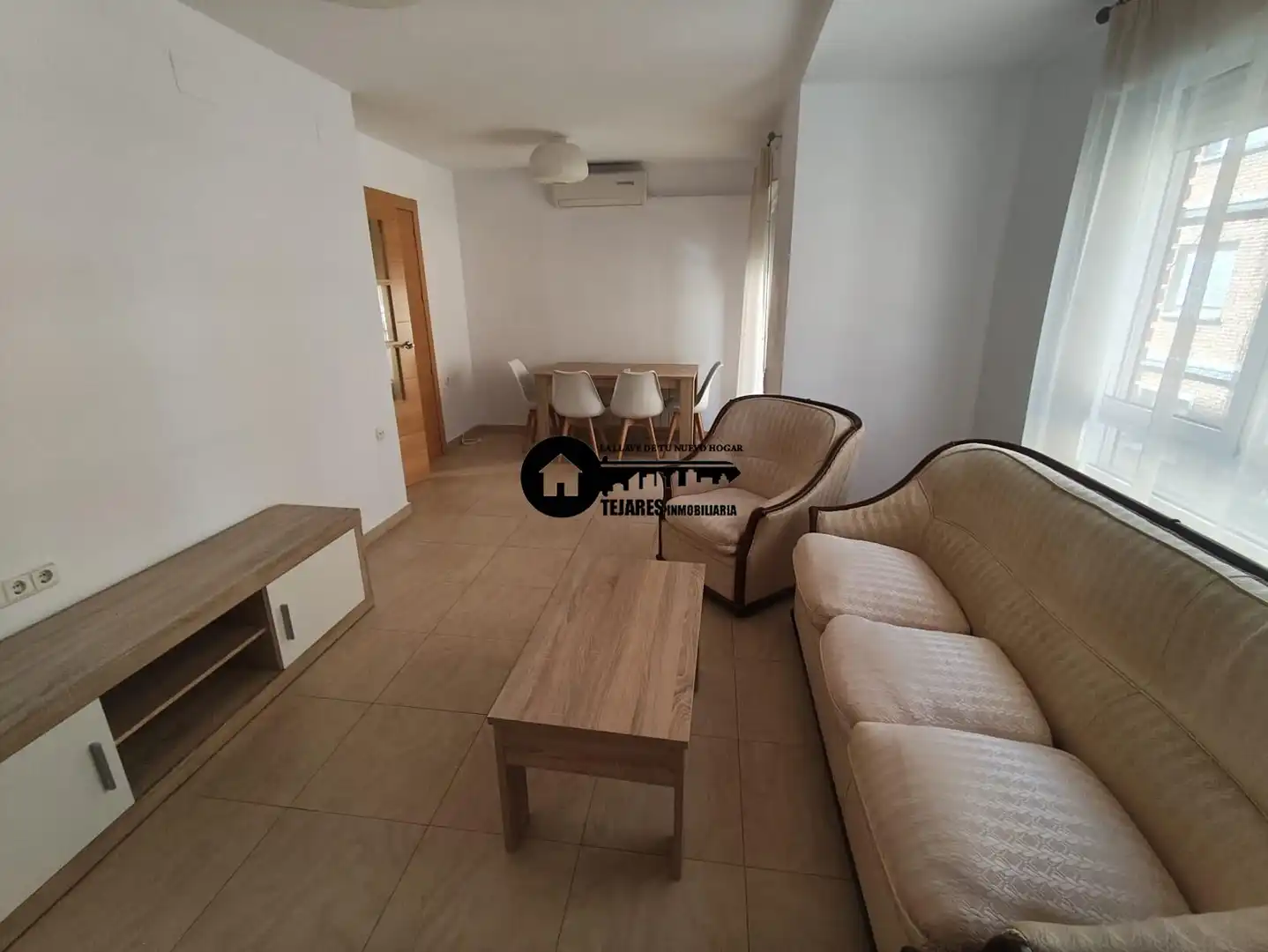 Wohnzimmer von Wohnung zur Miete in Albacete mit Klimaanlage, Heizung und Möbliert