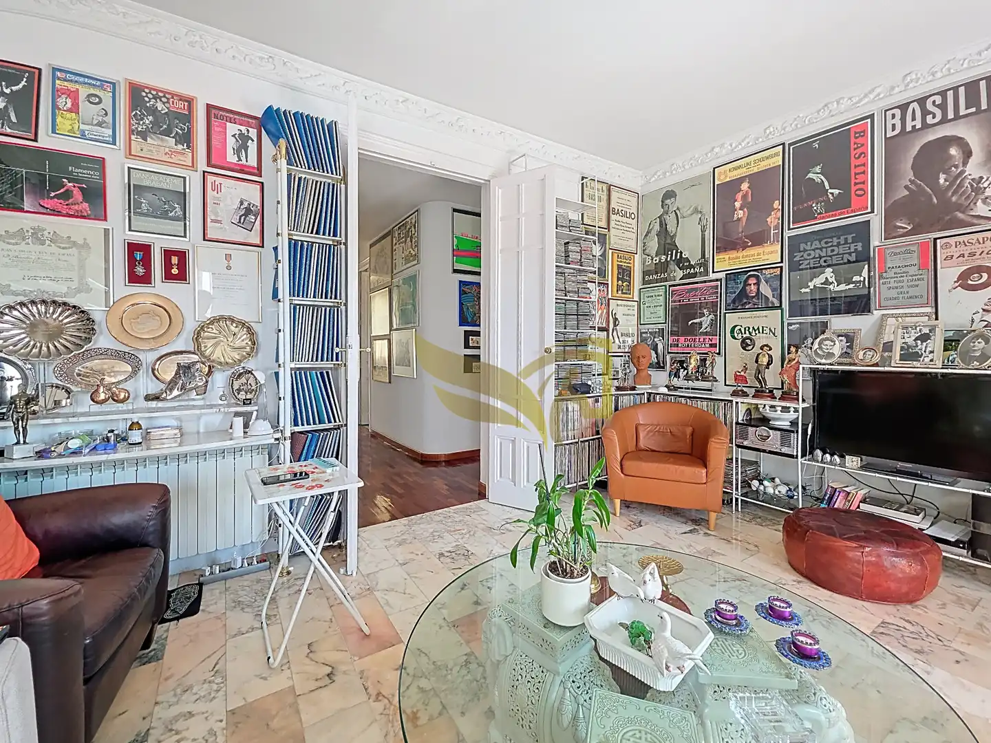 Sala d'estar de Àtic en venda en Madrid amb Aire condicionat, Calefacció i Jardí privat