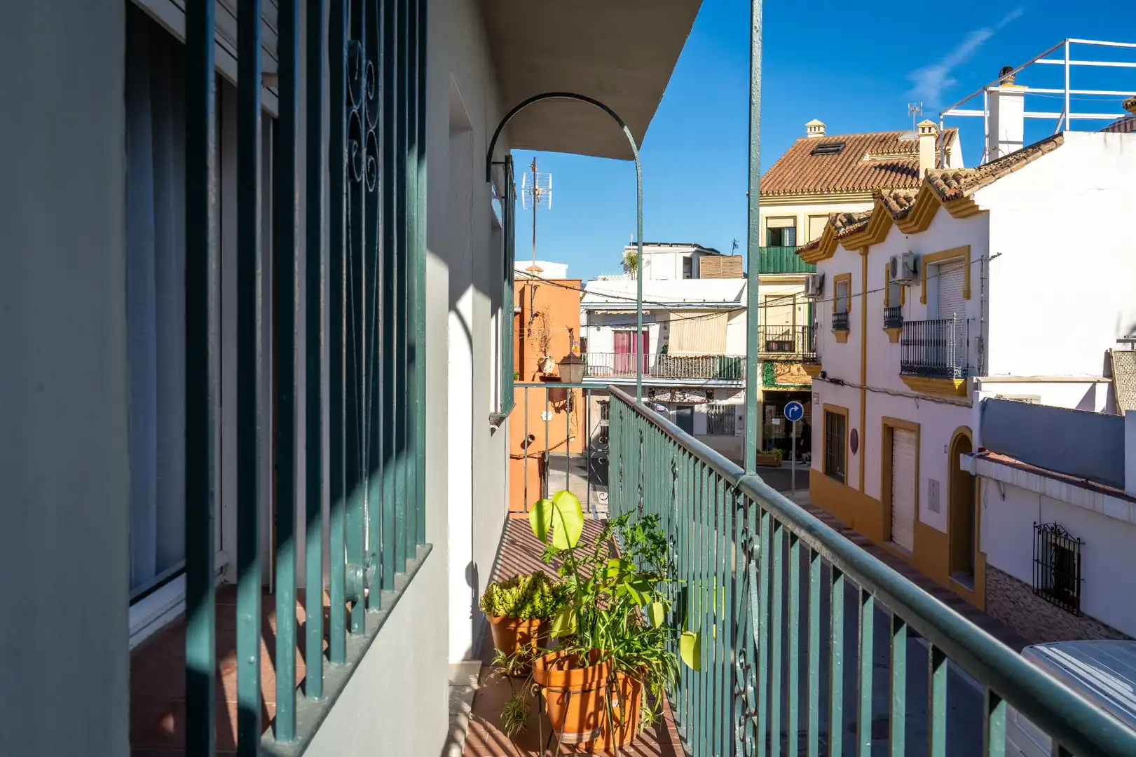 Balcony of Detached homes for sale in Marbella  with Air Conditioner, Terrace and Storage room