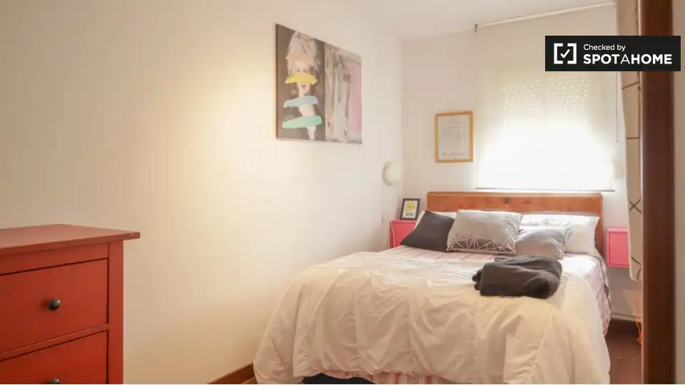 Bedroom of Flat for rent in Madrid  with Air Conditioner, Heating and Furnished