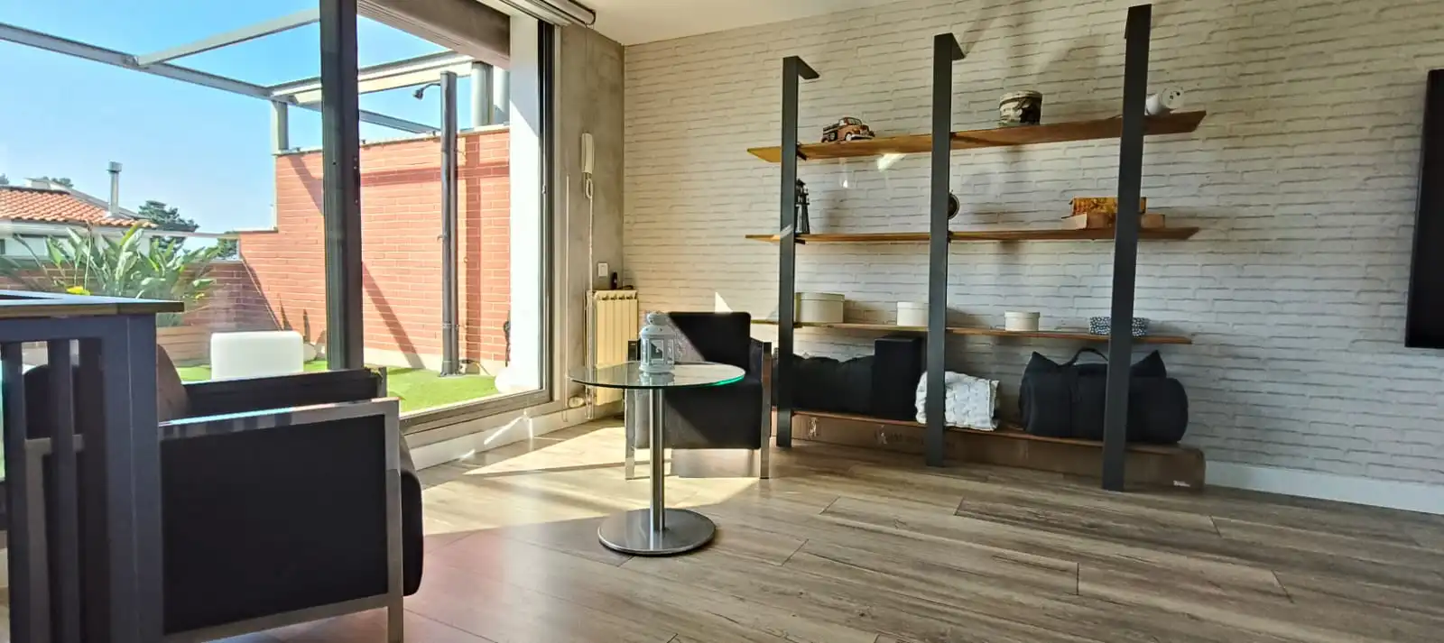 Wohnzimmer von Haus oder Chalet zum Verkauf in Sant Andreu de Llavaneres mit Klimaanlage, Heizung und Privatgarten