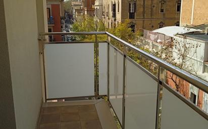 Balcony of Flat for sale in  Barcelona Capital  with Heating, Parquet flooring and Terrace