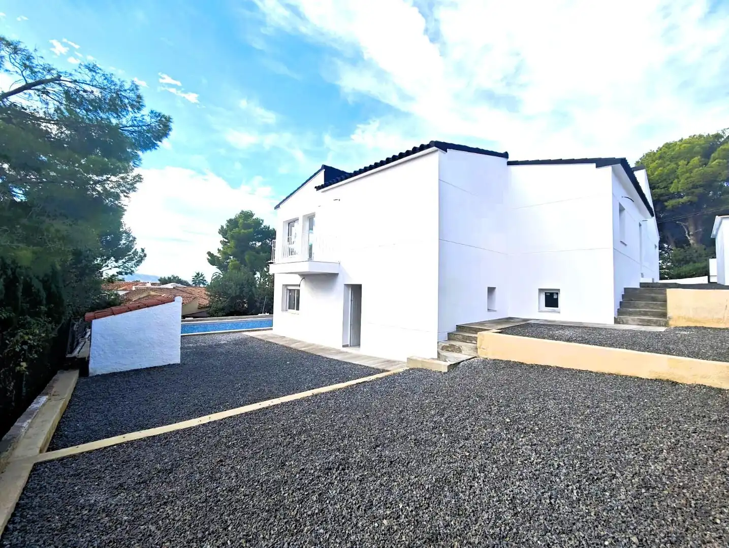 Vista exterior de Casa o chalet en venta en Altea con Calefacción, Terraza y Piscina