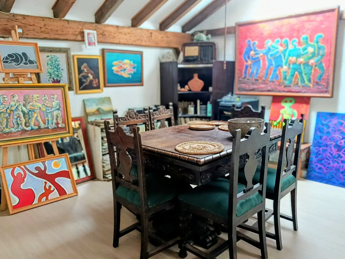 Dining room of Attic for sale in Santoña  with Parquet flooring
