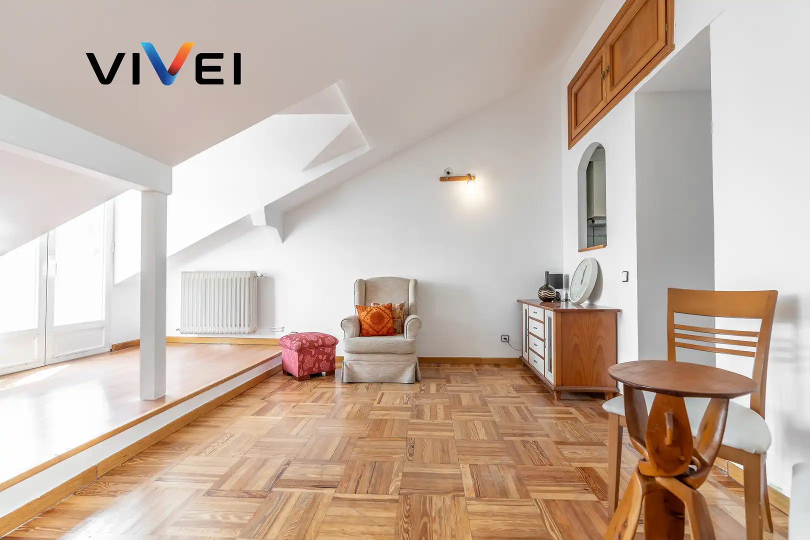 Sala d'estar de Àtic en venda en Madrid amb Calefacció i Terrassa