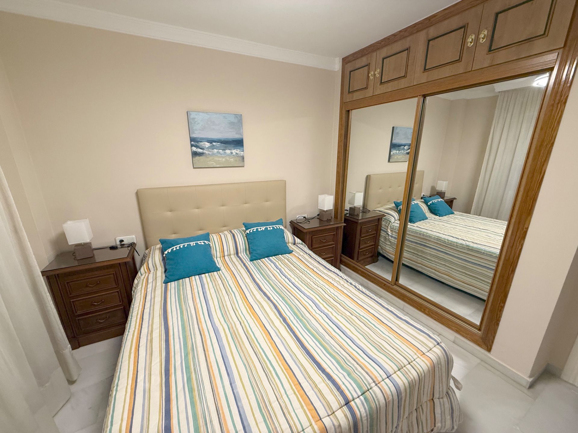 Bedroom of Flat to rent in Málaga Capital  with Air Conditioner, Heating and Furnished