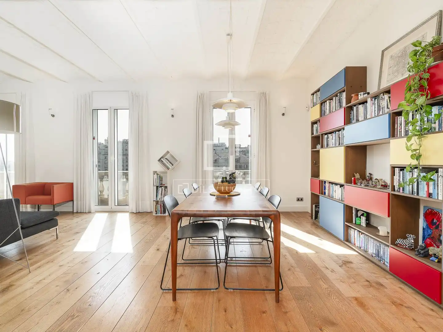Comedor de Ático en venta en Barcelona con Aire acondicionado, Calefacción y Terraza