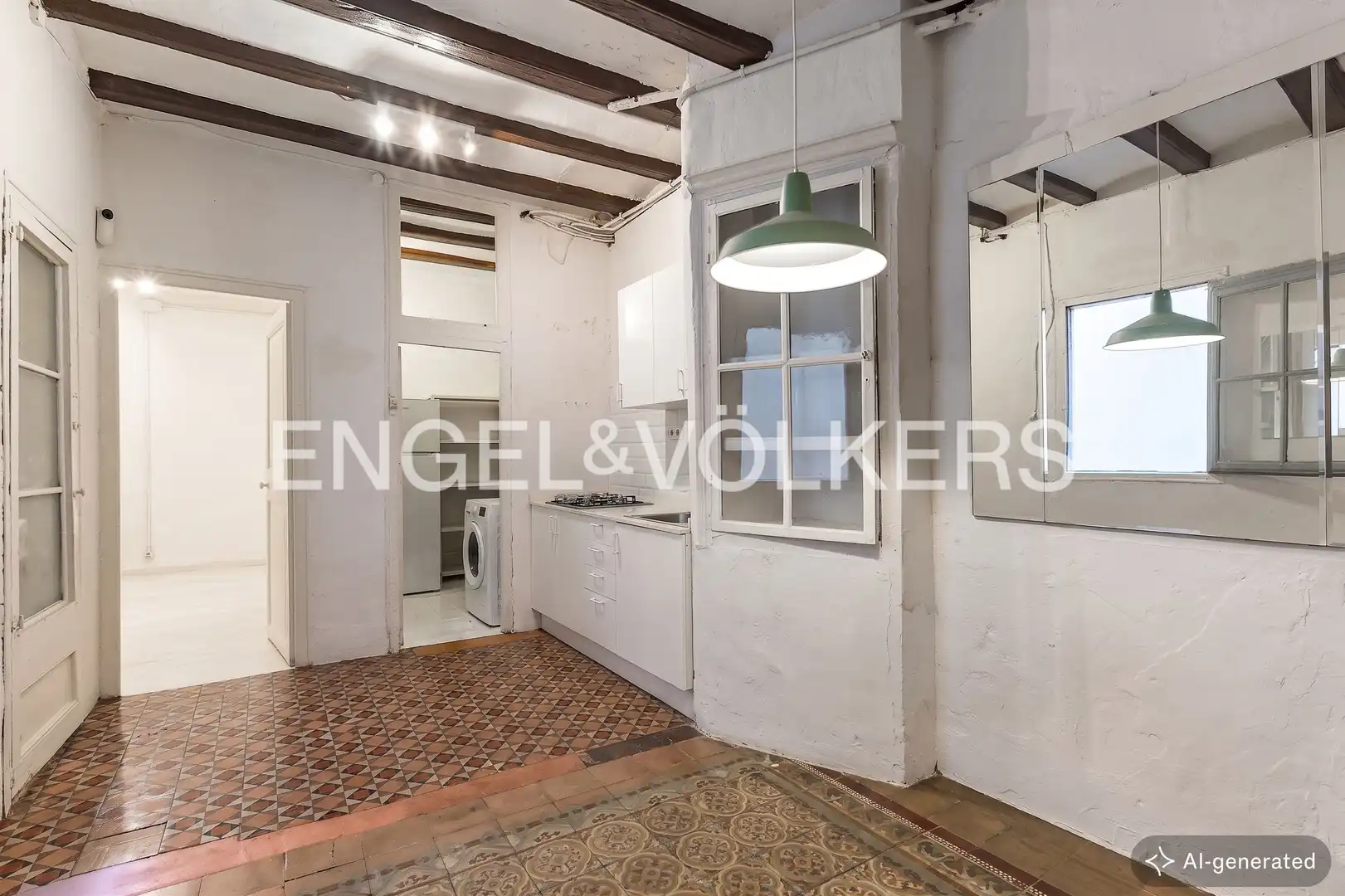 Cocina de Piso en venta en Barcelona con Calefacción y Balcón
