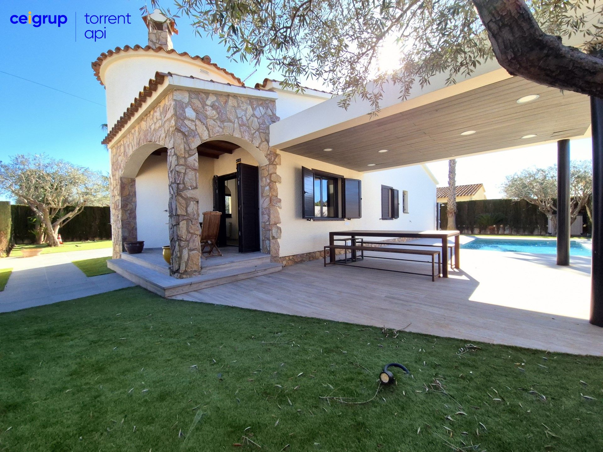 Terrace of House or chalet for sale in Ventalló  with Heating, Terrace and Swimming Pool