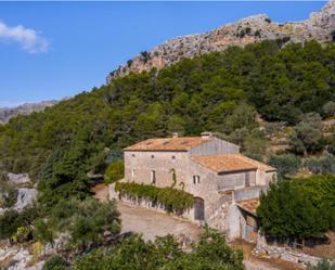 Vista exterior de Finca rústica en venda en Escorca amb Jardí privat