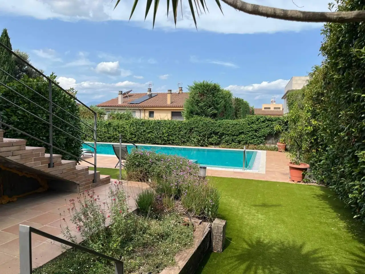 Swimming pool of Houses for rent in Girona  with Air Conditioner, Heating and Terrace
