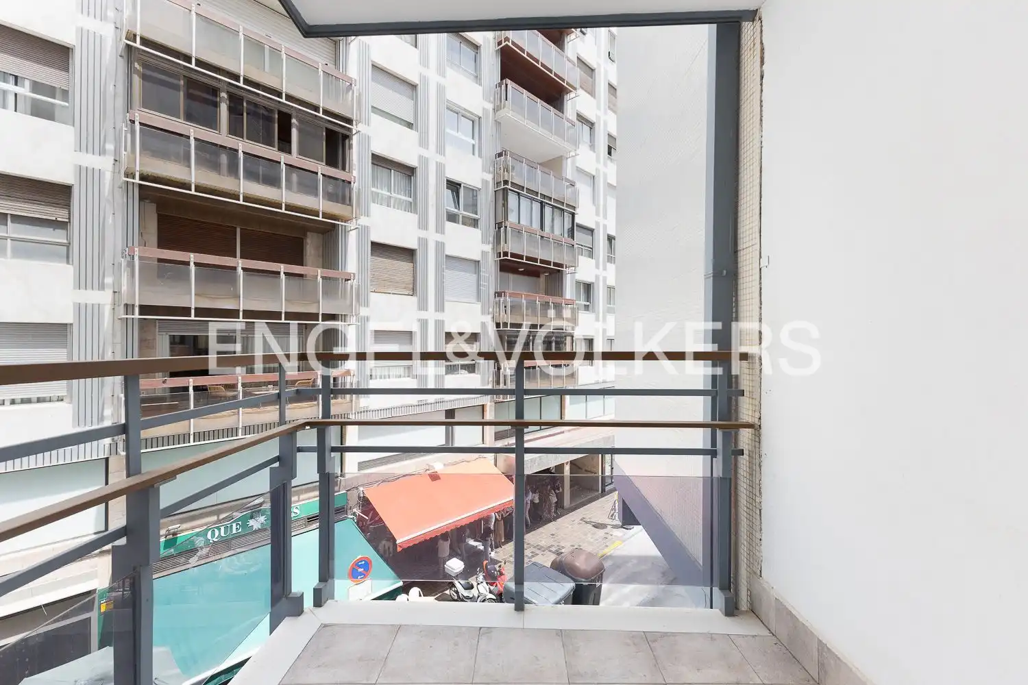 Balcony of Flat for rent in Valencia  with Air Conditioner, Heating and Terrace