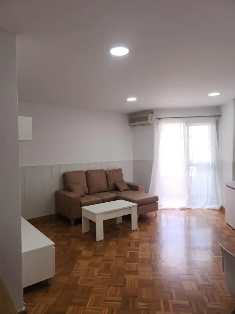 Living room of Flat for rent in Málaga  with Air Conditioner, Terrace and Furnished