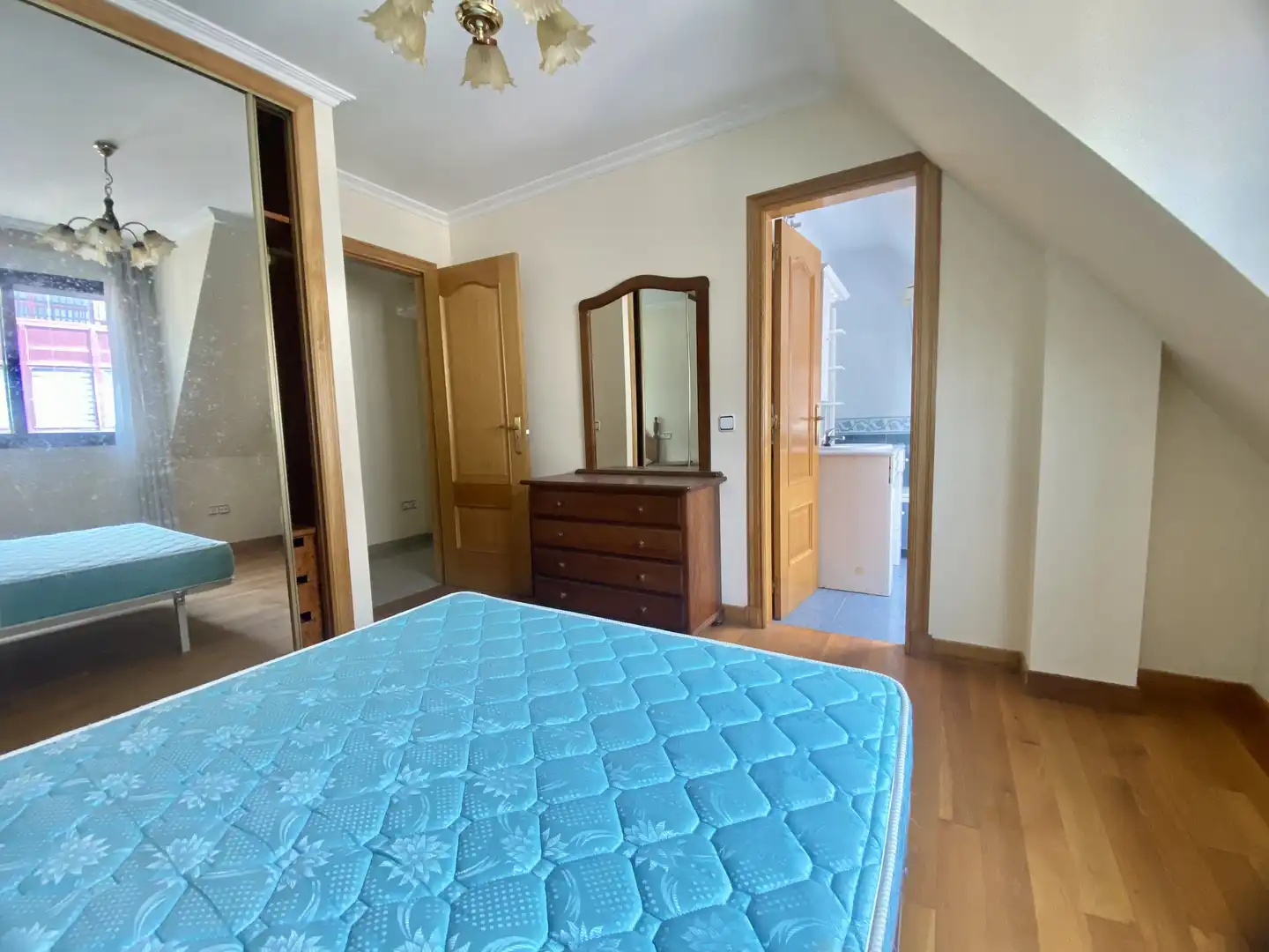 Bedroom of Attic for sale in O Grove    with Parquet flooring, Terrace and Storage room