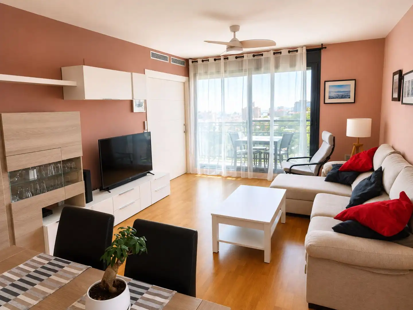 Living room of Attic for sale in Sabadell  with Air Conditioner, Heating and Private garden