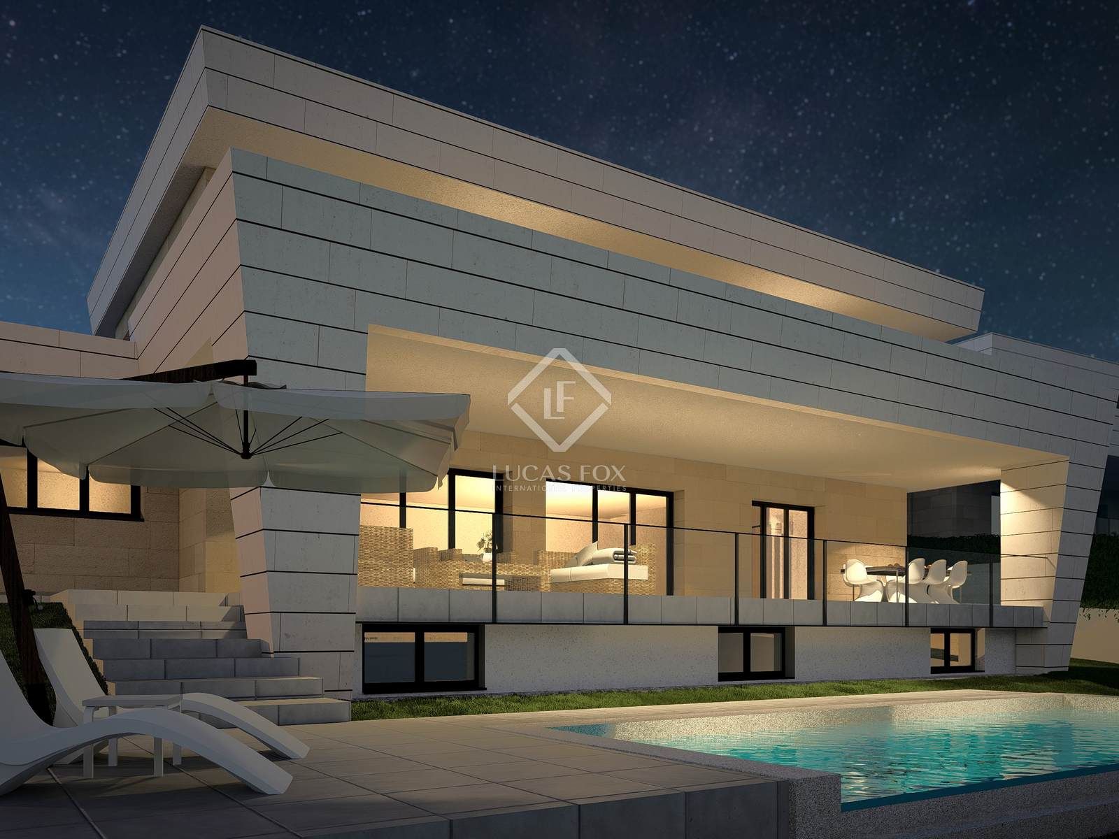 Exterior view of House or chalet for sale in Las Rozas de Madrid  with Heating, Private garden and Terrace