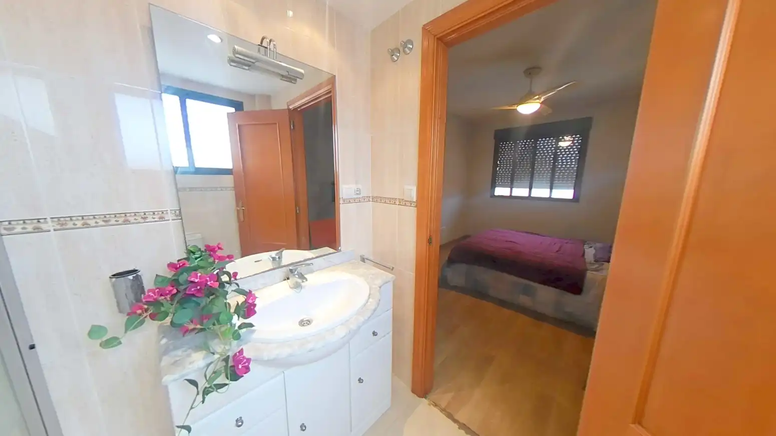Bathroom of Flat for sale in Puçol  with Air Conditioner, Parquet flooring and Terrace