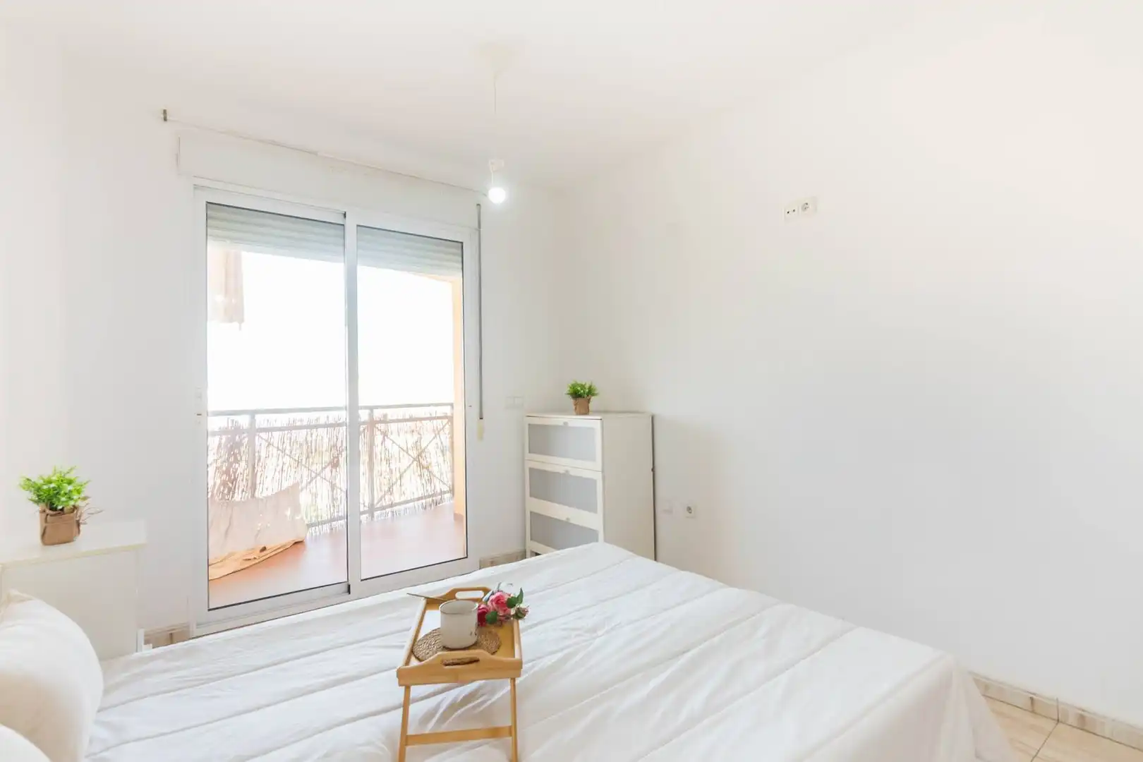 Schlafzimmer von Dachboden zum Verkauf in Librilla mit Klimaanlage, Heizung und Terrasse