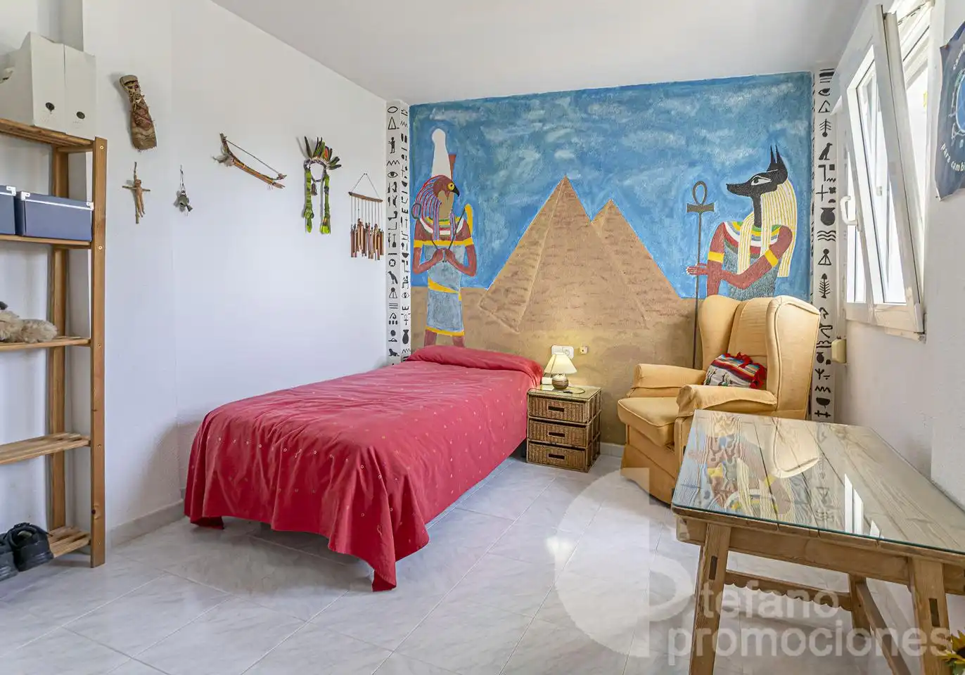 Bedroom of Detached homes for sale in Málaga  with Air Conditioner, Private garden and Terrace