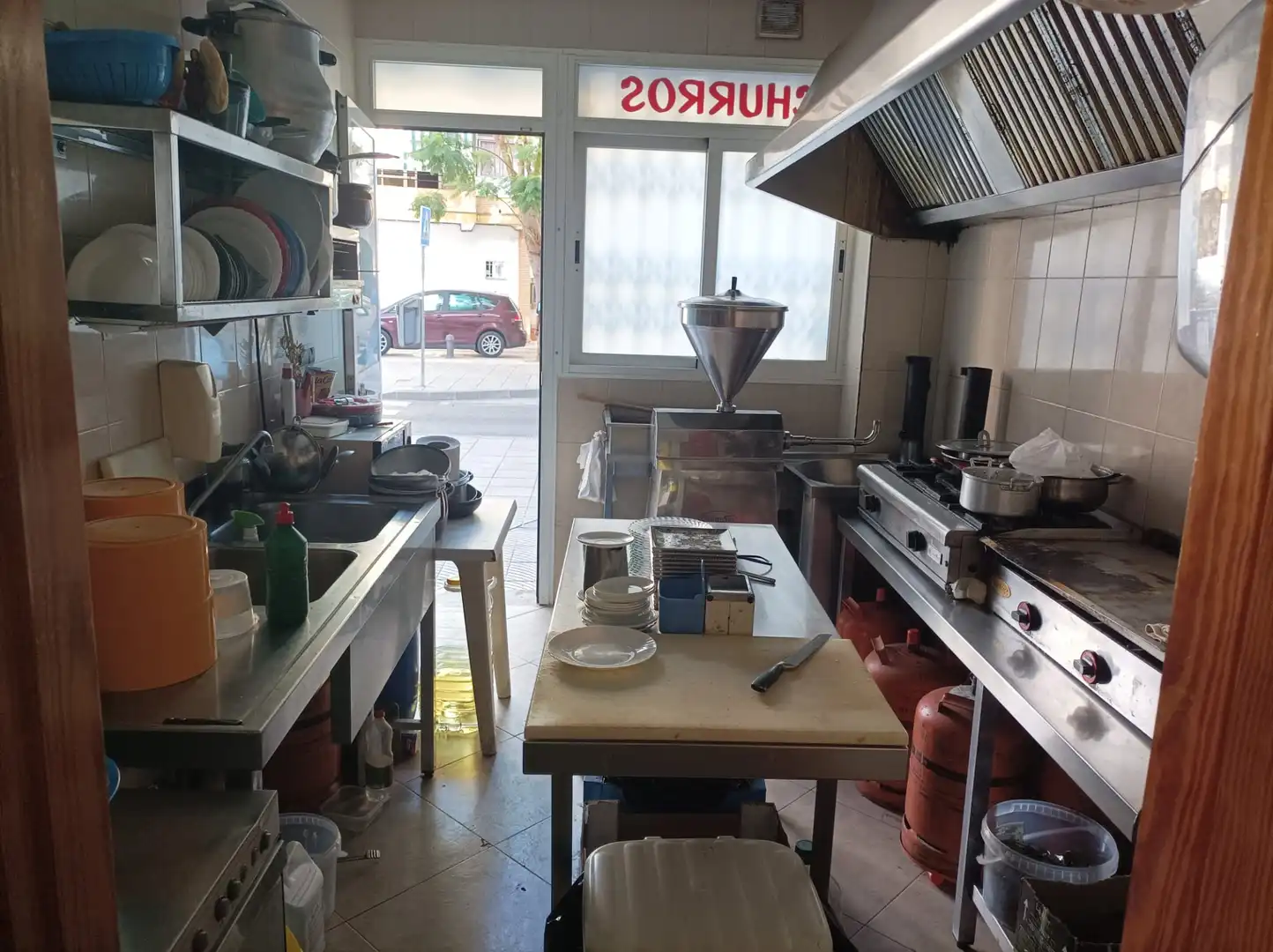 Küche von Geschaftsraum zum Verkauf in Vélez-Málaga mit Klimaanlage, Terrasse und Möbliert