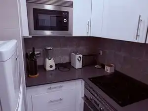 Küche von Wohnung zur Miete in El Vendrell mit Terrasse, Möbliert und Ofen